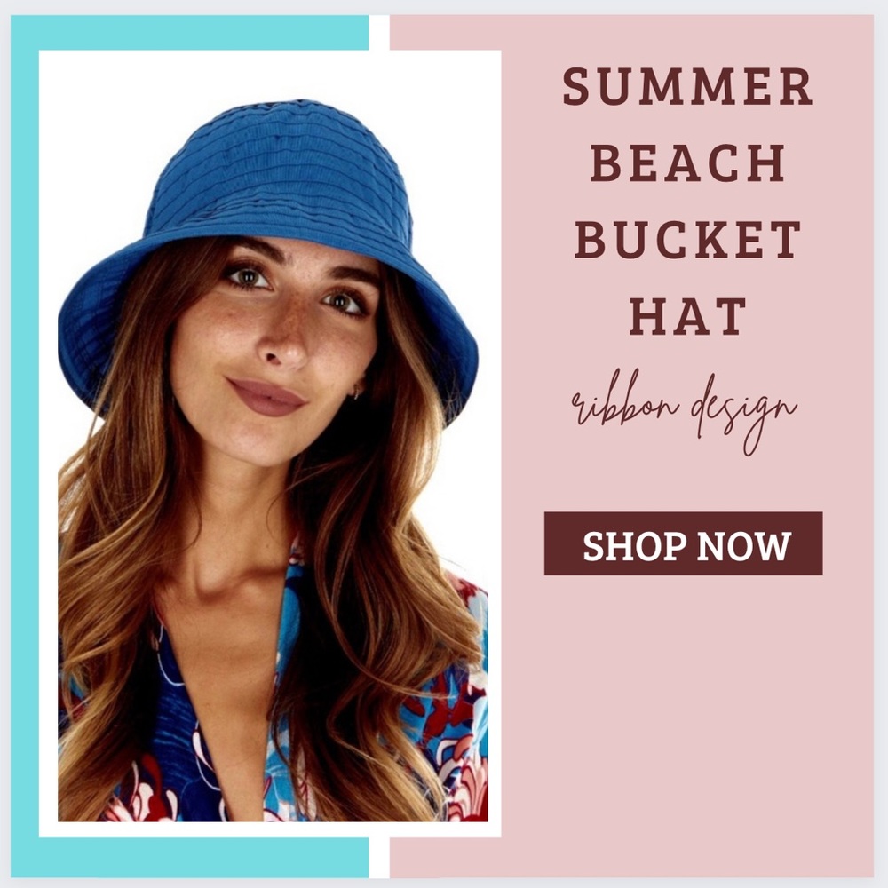 🆕NYC Underground Summer Beach Bucket Packable Hat